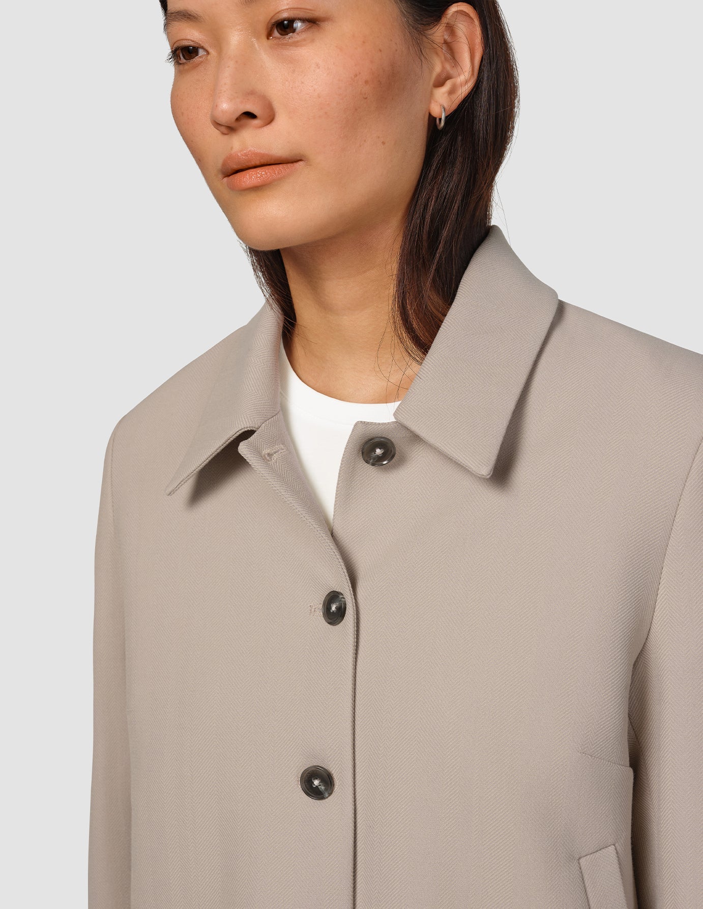 Serene Set Greige Wide Fit Pants & Short Jacket